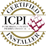 Interlocking Concrete Pavement Institute certified installer badge